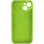 Чохол для смартфона Silicone Full Case AA Camera Protect for Apple iPhone 13 24,Shiny Green (FullAAi13-24)