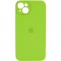 Чохол для смартфона Silicone Full Case AA Camera Protect for Apple iPhone 13 24,Shiny Green (FullAAi13-24)