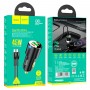 Автомобільний зарядний пристрій HOCO NZ6 PD45W 3-port(2C1A) car charger set(Type-C to Type-C) Black (6931474765208)