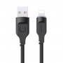 Кабель Usams US-SJ565 Lightning 2.4A Charging & Data Cable Lithe Series 1.2m Black (SJ565USB01)