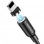 Кабель BOROFONE BX41 USB to iP 2.4A, 1m, PVC, PVC connectors, magnetic, Black (BX41LB)