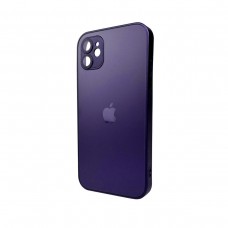 Чохол для смартфона AG Glass Matt Frame Color MagSafe Logo for Apple iPhone 11 Deep Purple (AGMattFrameMGiP11DPurple)