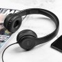 Навушники HOCO W21 Graceful charm wire control headphones Black (6931474708281)