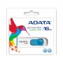 Flash A-DATA USB 2.0 C008 16Gb White/Blue (AC008-16G-RWE)