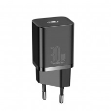 Мережевий зарядний пристрій Baseus Super Si quick charger IC 30W EU Black (CCSUP-J01)