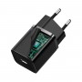 Мережевий зарядний пристрій Baseus Super Si quick charger IC 30W EU Black (CCSUP-J01)