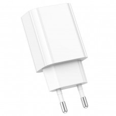 Мережевий зарядний пристрій BOROFONE BA65A Single port PD20W charger White (BA65AW)