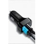 АЗП Usams Travel Car Charger Kit King Tu Series(U35 IP Cable 1M + C13 Dual USB Car Charger) Black (NTU35LC13TZ)