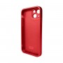 Чохол для смартфона AG Glass Matt Frame Color Logo for Apple iPhone 12 Coke Red (AGMattFrameiP12Red)