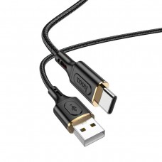 Кабель HOCO X95 Goldentop charging data cable Type-C Black (6931474794444)