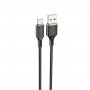 Кабель HOCO X95 Goldentop charging data cable Type-C Black (6931474794444)