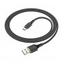 Кабель HOCO X95 Goldentop charging data cable Type-C Black (6931474794444)