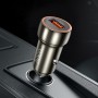 Автомобільний зарядний пристрій HOCO Z46 Blue shield single port QC3.0 18W Metal Gray (6931474770271)