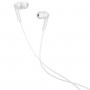 Навушники HOCO M72 Admire universal earphones with mic White (6931474719638)