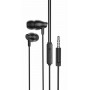 Навушники BOROFONE BM61 Wanderer universal earphones with mic Black (BM61B)