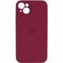 Чохол для смартфона Silicone Full Case AA Camera Protect for Apple iPhone 14 47,Plum (FullAAi14-47)