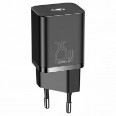 Мережевий зарядний пристрій Baseus Super Si Quick Charger 1C 25W EU Black (CCSP020101)