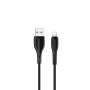 Кабель Usams US-SJ371 U38 Lightning Charging and Data Cable 1m Black (SJ371USB01)