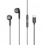 Навушники BOROFONE BM71 Light song Type-C wire-controlled digital earphones with microphone Black (BM71CB)