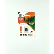 microSDHC Mibrand 4Gb class 4 (MICDC4/4GB)