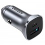 Автомобільний зарядний пристрій UGREEN CD130 Dual USB Car Charger (Space Gray) (UGR-30780) (UGR-30780)