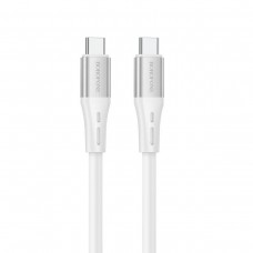 Кабель BOROFONE BX88 Solid 60W silicone charging data cable for Type-C to Type-C White (BX88CCW)