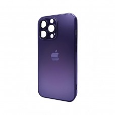 Чохол для смартфона AG Glass Matt Frame Color Logo for Apple iPhone 13 Pro Deep Purple (AGMattFrameiP13PPurple)