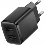 Мережевий зарядний пристрій Baseus Compact Charger 2U 10.5W EU Black (CCXJ010201)