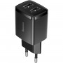 Мережевий зарядний пристрій Baseus Compact Charger 2U 10.5W EU Black (CCXJ010201)