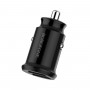 Автомобільний зарядний пристрій BOROFONE BZ8 MaxRide Dual Port Car Charger Black (BZ8B)