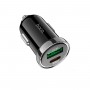 Автомобільний зарядний пристрій HOCO Z44 Leading PD20W+QC3.0 car charger Black (6931474757241)