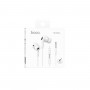 Навушники HOCO M101 Pro Crystal sound wire-controlled earphones with microphone White (6931474782380)