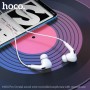 Навушники HOCO M101 Pro Crystal sound wire-controlled earphones with microphone White (6931474782380)