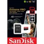 microSDXC (UHS-1 U3) SanDisk Extreme Pro A2 128Gb class 10 V30 (R200MB/s,W90MB/s) (adapter) (SDSQXCD-128G-GN6MA)