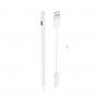 Стилус HOCO GM102 Smooth series active anti-mistake touch capacitive pen for iPAD White (6931474761170)