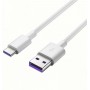 Кабель HOCO X13 USB to Type-C 3A, 1m, PVC, PVC connectors, White (6957531061199)