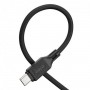 Кабель HOCO X90 Cool silicone charging data cable for Micro Black (6931474788429)