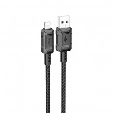 Кабель HOCO X94 Leader charging data cable iP Black (6931474794239)