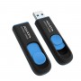 Flash A-DATA USB 3.2 UV 128 64Gb Black/Blue (AUV128-64G-RBE)