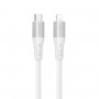 Кабель BOROFONE BX88 Solid PD silicone charging data cable for iP White (BX88LPW)