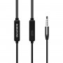 Навушники BOROFONE BM35 Farsighted universal earphones with mic Black (BM35B)