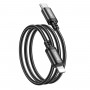 Кабель HOCO X89 Wind PD charging data cable iP(packaged) Black (6931474784308)