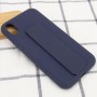 Чохол Silicone Case Hand Holder для Apple iPhone XS Max (6.5