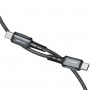 Кабель Acefast C1-03 Type-C to Type-C, 1m, 60W Max, Black