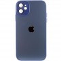 Чохол TPU+Glass Sapphire Midnight для Apple iPhone 12 (6.1