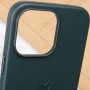 Шкіряний чохол Leather Case (AAA) with MagSafe для Apple iPhone 14 Pro (6.1