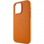 Шкіряний чохол Leather Case (AAA) with MagSafe для Apple iPhone 14 Pro (6.1