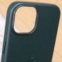 Шкіряний чохол Leather Case (AAA) with MagSafe для Apple iPhone 14 (6.1