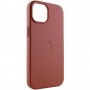 Шкіряний чохол Leather Case (AAA) with MagSafe для Apple iPhone 14 (6.1