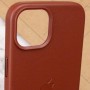 Шкіряний чохол Leather Case (AAA) with MagSafe для Apple iPhone 14 (6.1